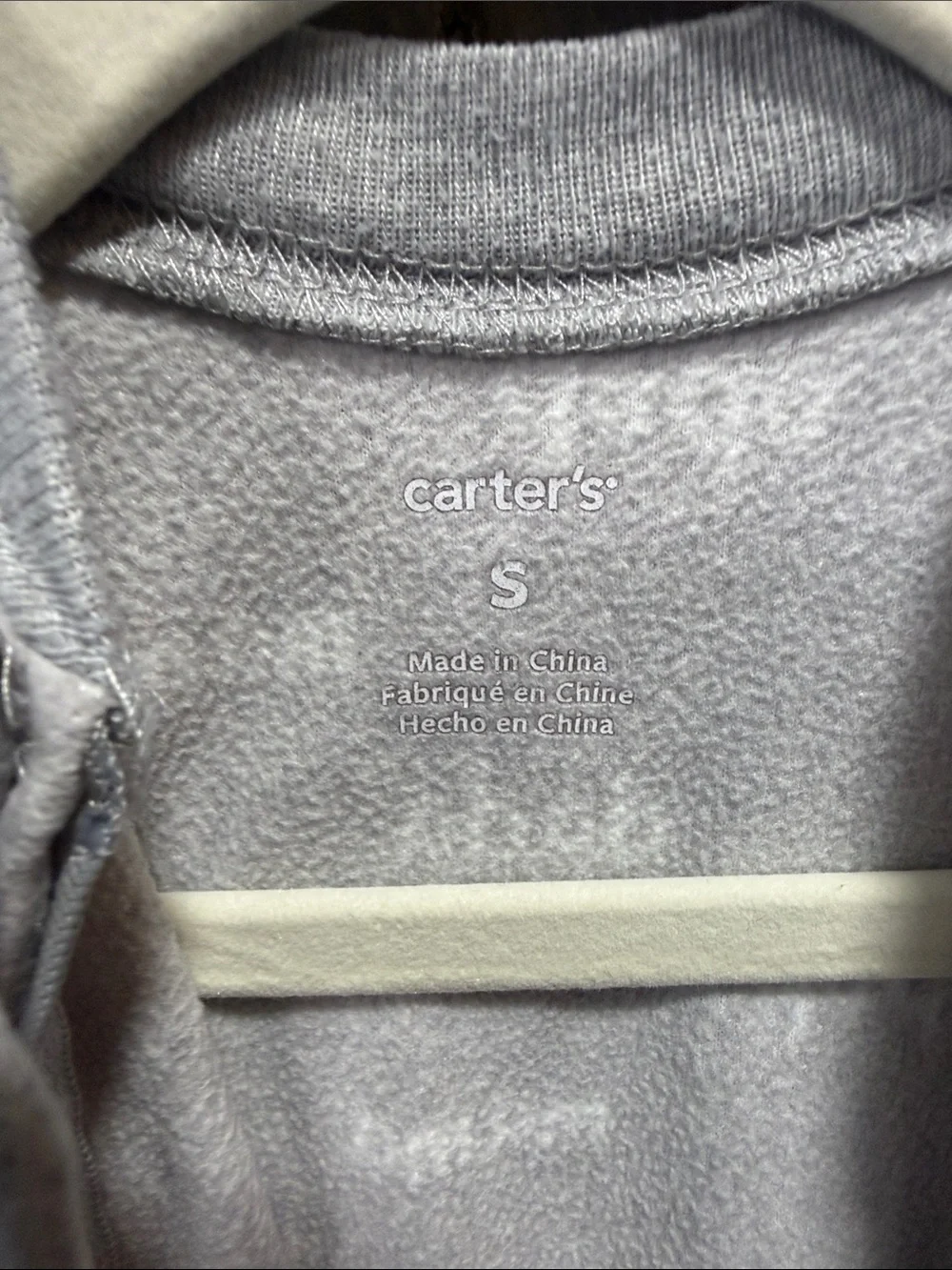 Carter's Gray 'Love You' Short Sleeve Sleep Sack Pajamas